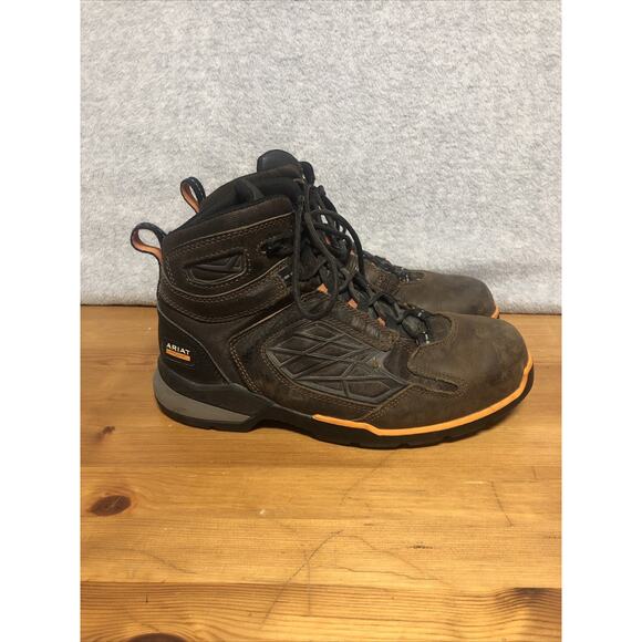 Ariat Rebar Work Boots Mens Size 8D Waterproof ASTM F2892-11 EH 4LR Oil Slip - Picture 1 of 16